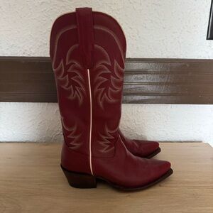 Tecovas Annie Boot Scarlet size 6.5